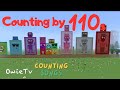 Counting by 110s Song | Minecraft Numberblocks Counting Songs | Math and Number Songs for Kids