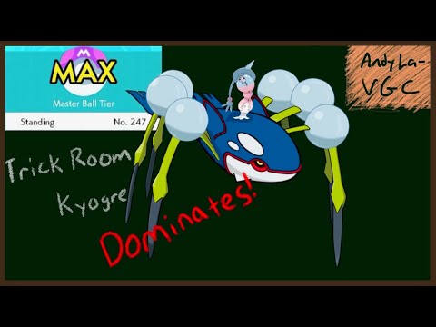 Trick Room Kyogre TEARS Up the Ranked Ladder! - Rental Code Included - Pokémon VGC Series 10