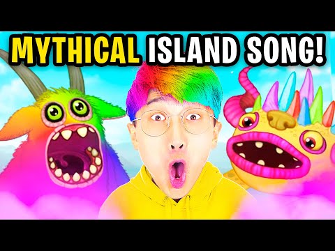 MY SINGING MONSTERS - MYTHICAL ISLAND - FULL SONG! (LANKYBOX Playing MY SINGING MONSTERS!)