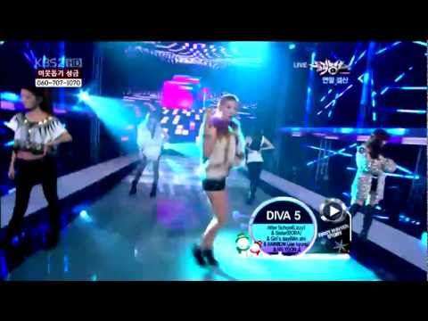 Lizzy & Jaekyung & Bora & MinAh & NS Yoon Ji form DIVA5 for Music Bank!