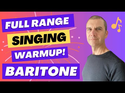 Full Range Singing Warm Up - Baritone