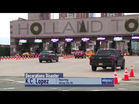Holland Tunnel Holiday Decorations