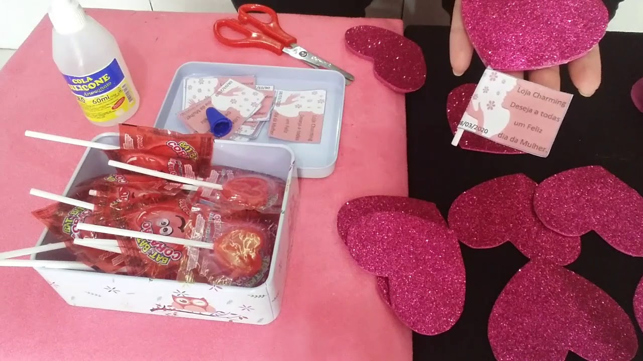 🌹🌹Lembrancinhas para o dia da mulher🌹🌹