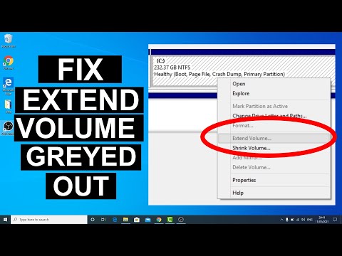 , title : 'Fix Extend Volume Option Greyed Out In Windows 10 | Extend C Drive'