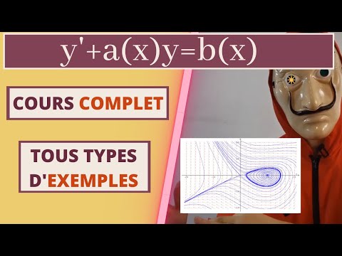 First order differential equations: full course for high school