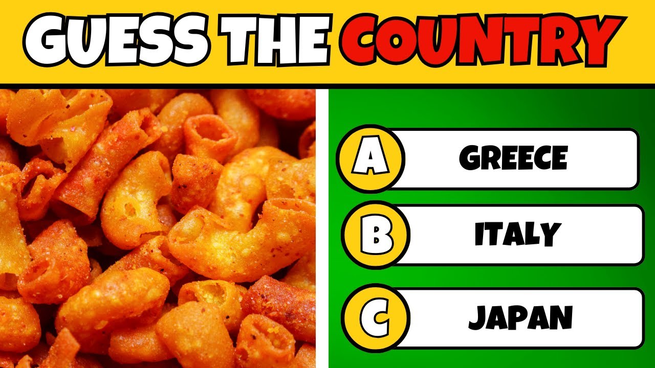 🇮🇹🍣 Guess the Country by Its Food! 🌎🍔 Ultimate Food Quiz Challenge