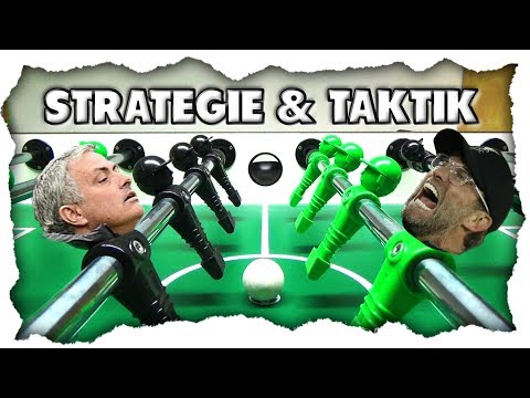 Strategy and tactics in table football