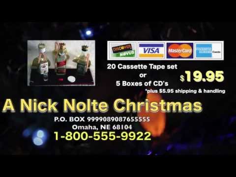 Nick Nolte Sings Christmas Infomercial