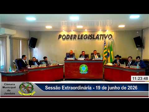 Sessão Legislativa Câmara Municipal de Jandaia - Goiás