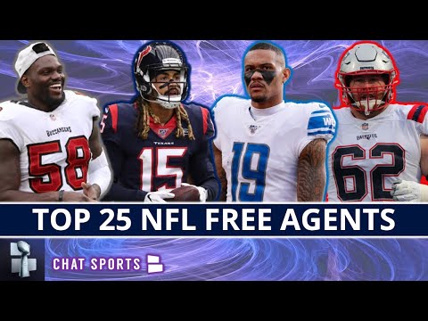 Top 25 NFL Free Agents After The Franchise Tag Deadline Entering Week Before 2021 NFL Free Agency
