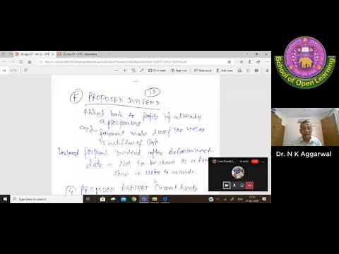 CORPORATE ACCOUNTING - PART 4 By - DR. N K AGGARWAL