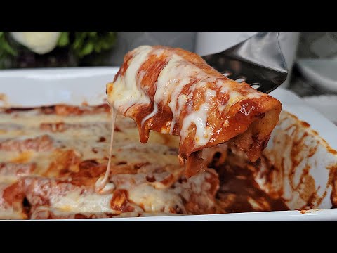 ENCHILADAS | Potato And Cheese Enchiladas | Easy Enchilada Sauce Recipe | Meatless Meal Ideas