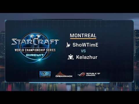 ShoWTimE vs Kelazhur PvT - RO16 - WCS Montreal 2017 - StarCraft II