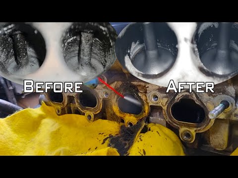 How to clean intake valves on Direct/Indirect injection engines without using expensive tools