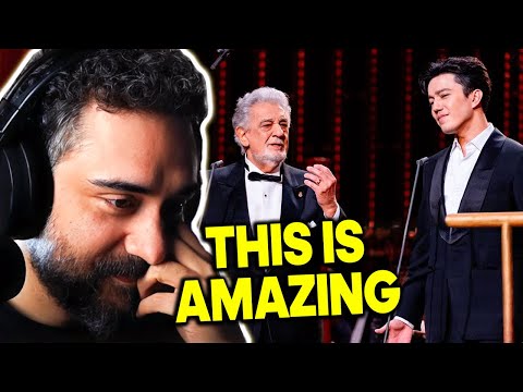 The Pearl Fishers' Duet: Au fond du Temple Saint - Placido Domingo & Dimash Qudaibergen | REACTION