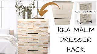 Ikea Dresser Makeover Hack | Inspired By West Elm