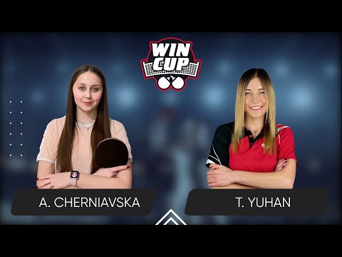 16:30 Alina Cherniavska - Tetiana Yuhan West 3 WIN CUP 22.08.2024 | Table Tennis WINCUP