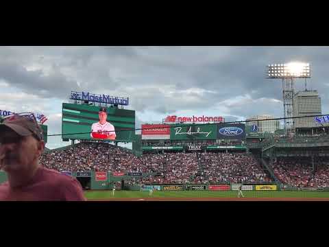 Redox starting line up July 2025 Redsox vs LA Dodgers 