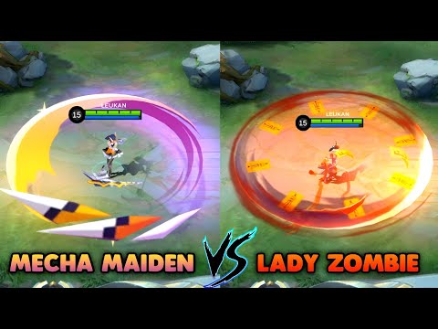 MECHA MAIDEN VS LADY ZOMBIE! (WHICH IS THE BEST RUBY SKIN?)🤔 RUBY BEST BUILD 2022