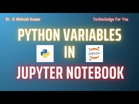 Python Variables In Jupyter Notebook
