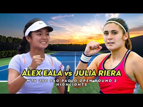 ALEX EALA vs  JULIA RIERA WTA 250 SP OPEN #tennis #alexeala