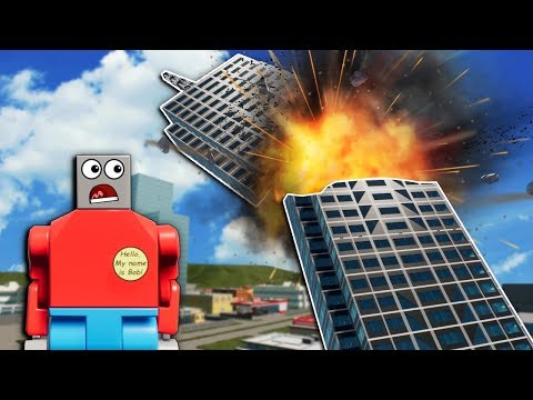 LEGO EMPIRE STATE BUILDING GETS DESTROYED! - Brick Rigs Gameplay - Lego Tower Survival