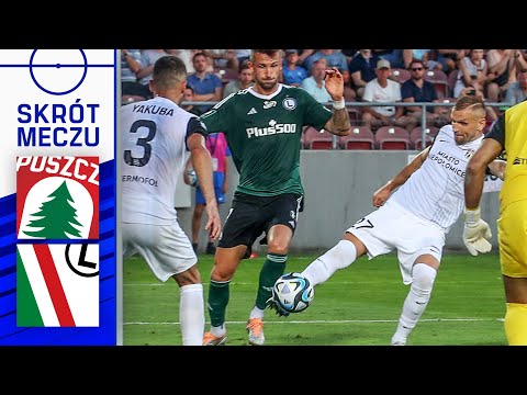PUSZCZA - LEGIA | SKRÓT | BENIAMINEK URYWA PUNKTY LIDEROWI | Ekstraklasa 2023/24 | 4. kolejka