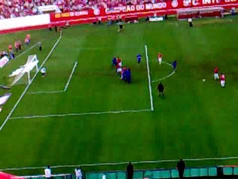 Gol de Falta Andrezinho Inter 2 x 3 Cruzeiro Campeonato Brasileiro 2009