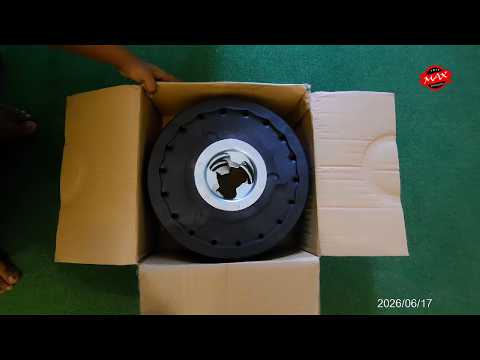 Single Disk Floor Scrubber Brush Unboxing
