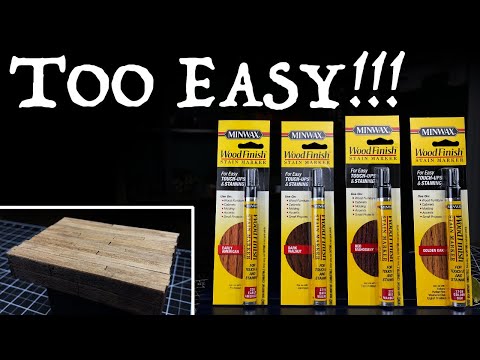 My New FAVORITE Tool for Crafting with Wood!!!! (Minwax Wood Stain Markers)
