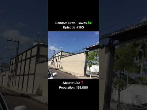 Abaetetuba 📍 Random Brazil Towns 🇧🇷 | Episode 190 | #brazil #brasil #abaetetuba #para #shorts