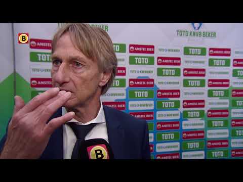Willem II-trainer Adrie Koster na de bekernederlaag: "We hebben er alles aan gedaan."
