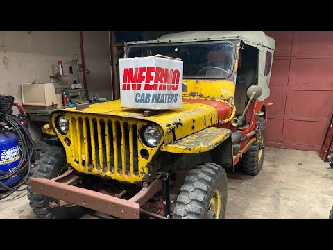 Inferno sxs cab heater Willys jeep install