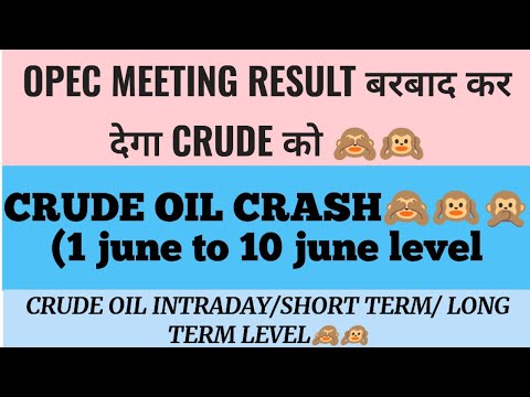 👁‍🗨ALERT : MONDAY OPEC MEETING RESULT ?  CRUDE OIL LATEST NEWS! CRUDE OIL LEVELS! CRUDE OIL ANALYSIS