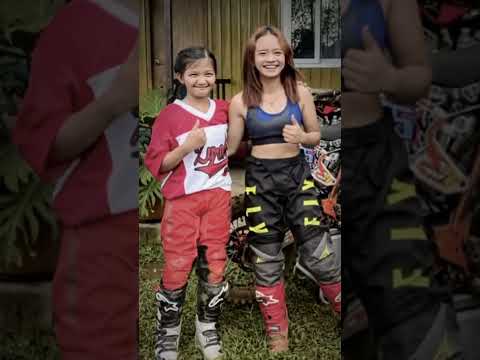 Lyla Guro 🔥VS🔥 Zyrah Paco Ganda ng labanan nila idol😍#motocrossgirl #motocrosslife #motocrossrider