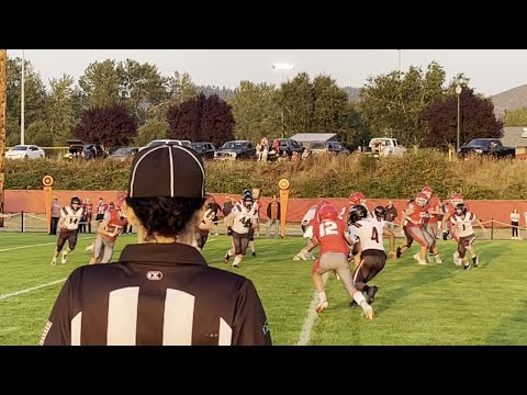 Castle Rock's Thatcher Heller runs in for a touchdown against R.A. Long