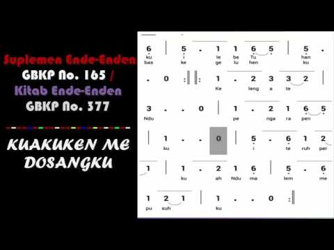 #kee377 #gbkp Lagu Rohani KEE 377 / Suplemen Ende Enden GBKP 165 Lirik + Partitur