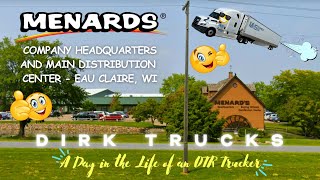 Menards Eau Claire Wisconsin HQ and DC! | Day in the Life of an OTR Company Driver Trucker