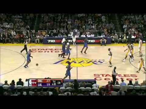 Durant & Westbrook 57Pts 19-35 FG 4-7 3P vs Lakers...