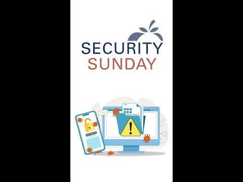 Thumbnail for the link of Security Sunday - Social Media Safety video