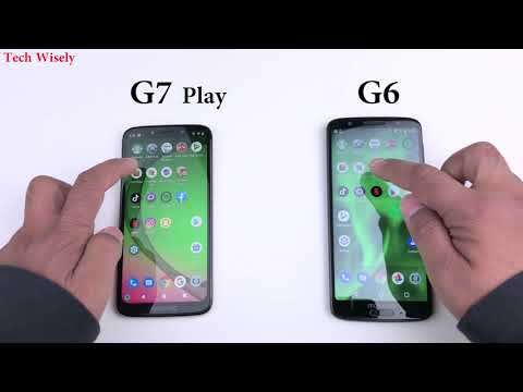 Moto G7 Play vs Moto G6 | Speed Test & Size Comparison