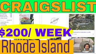 [Flip Profits] Rhode Island, Make Money With Craigslist Free Section