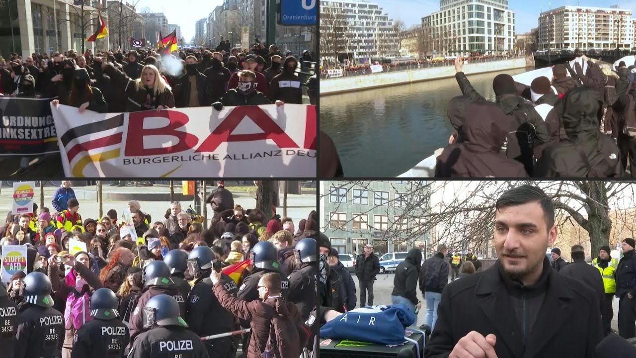Alemanha em clima de tensão na véspera de eleições cruciais para a Europa | AFP