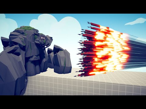 STONE GIANT GOLEM vs EVERY GOD - Totally Accurate Battle Simulator TABS
