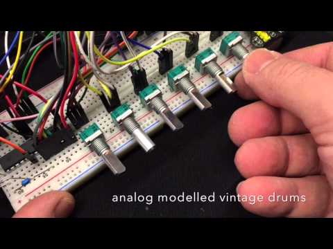 The R-606 drum synthesizer chip