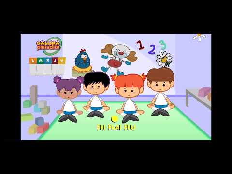 Fli flai flu now gallina pintadita