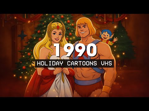 1990s — Holiday Cartoons CBS Broadcast // Vaporwave VHS Nostalgia