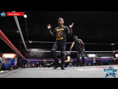Diluvio Negro Jr y Rey Pantera vs Delirio y Aladino en Arena Coliseo Mty