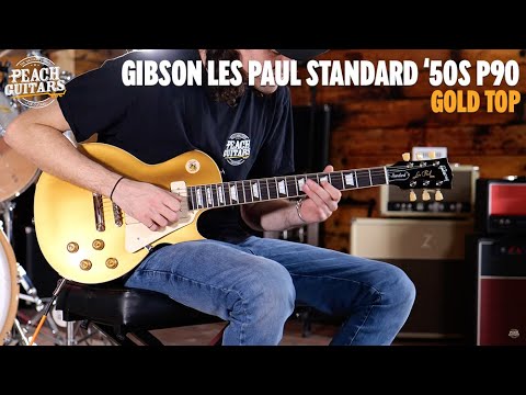 No Talking...Just Tones | Gibson Les Paul Standard '50s P90 - Gold Top