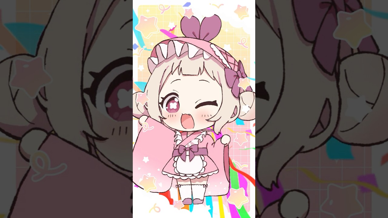 あか と しろ でなにいろ？🎨 #キッズ #colormixing #rhythmgame #cartoon #shorts